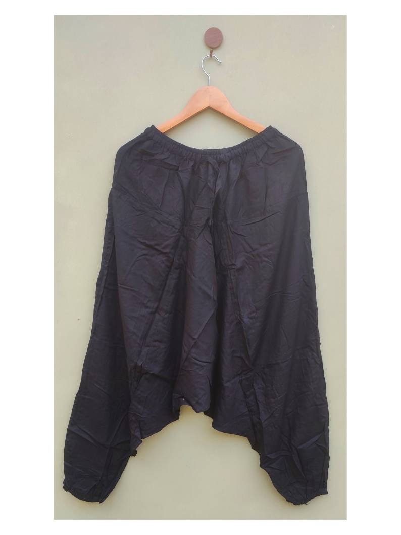 Aladdin Mens , Drop Crotch , Cotton Pants , Ashtanga Harem , Alibaba Yoga Afghani , indian pants