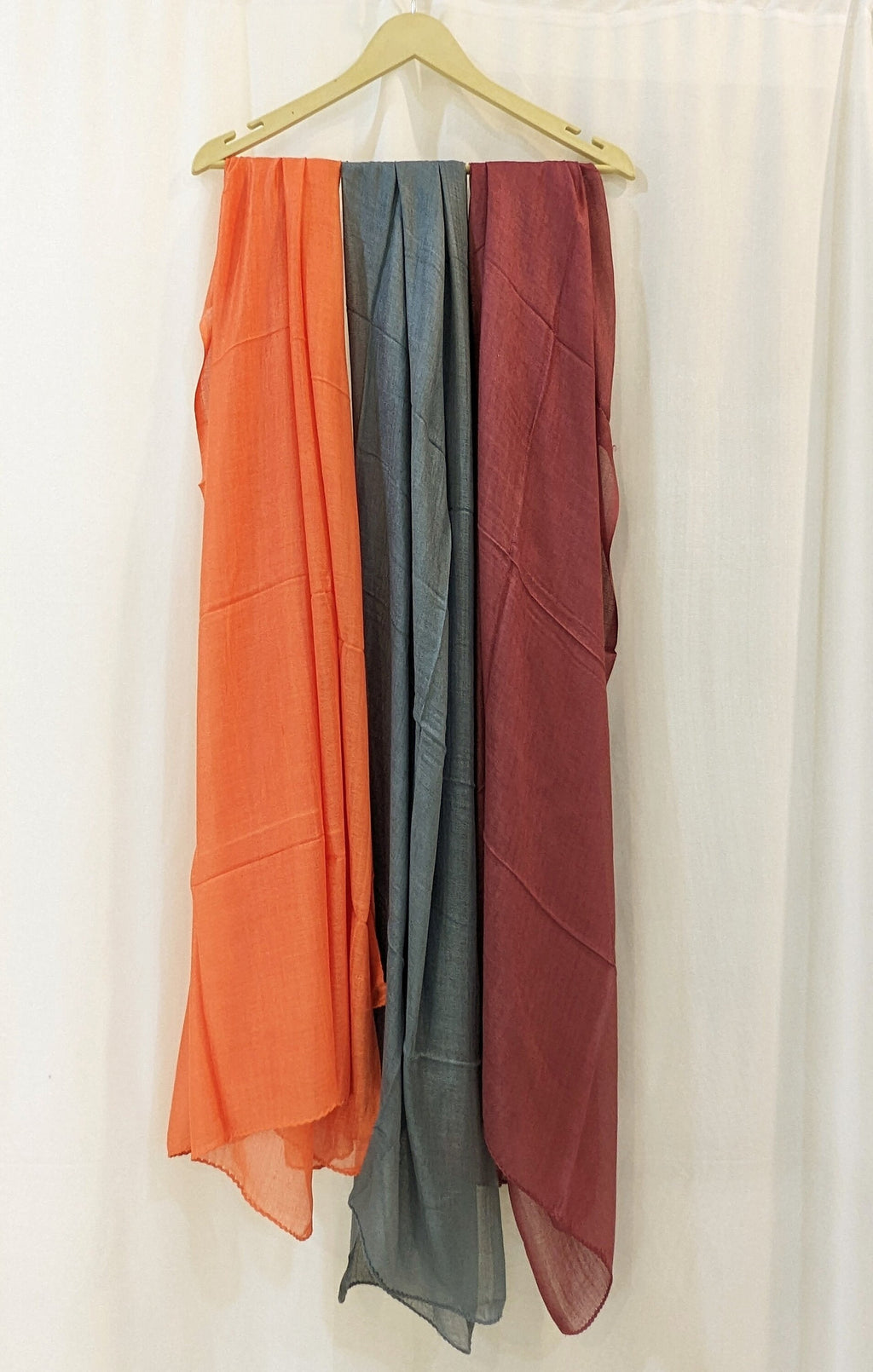 100% Cotton Scarf, Lightweight Sarong, Head Wrap