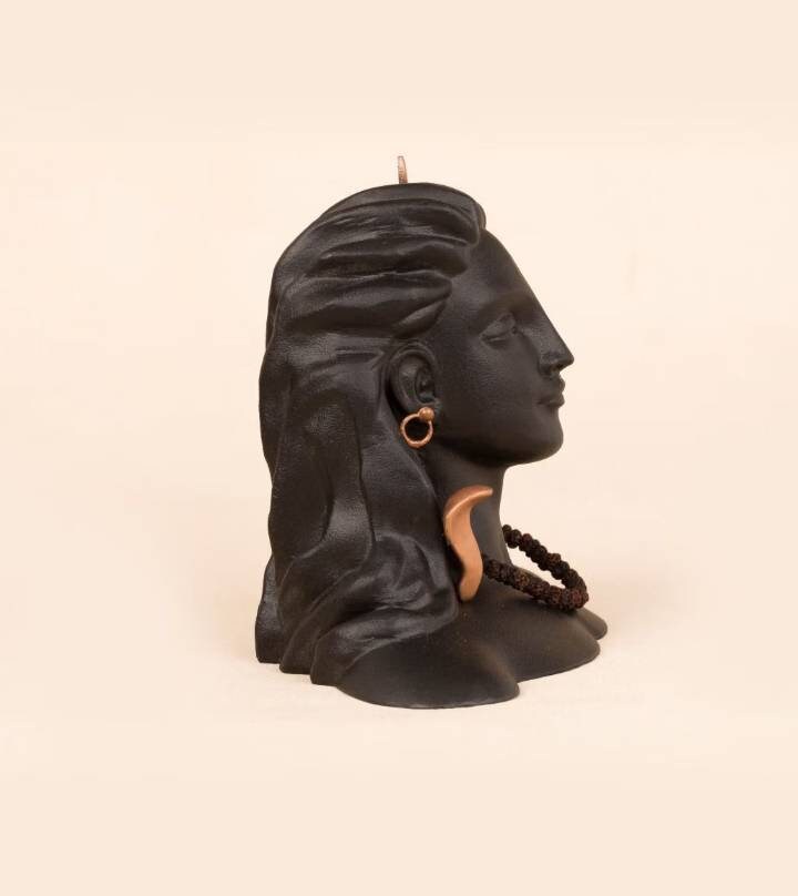 Adiyogi Shiva Metal Statue - 6 Inch Miniature, Isha Yoga Gift