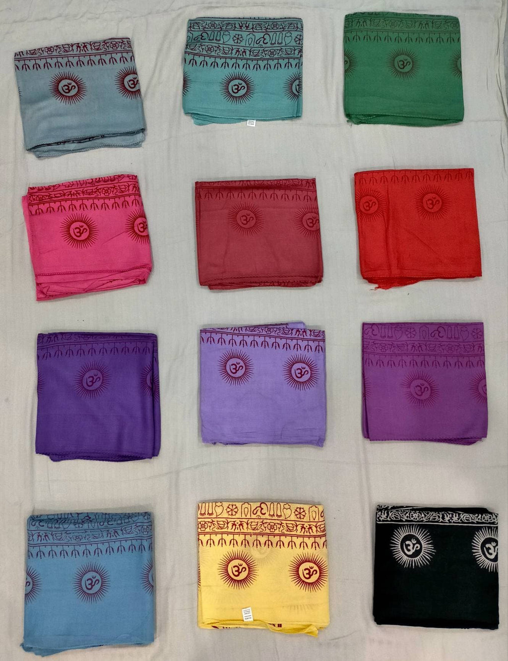 10,25,50 Meditation scarf, Large yoga scarf , Sarong -Pareo , Om Yoga shawl Indian mantra print