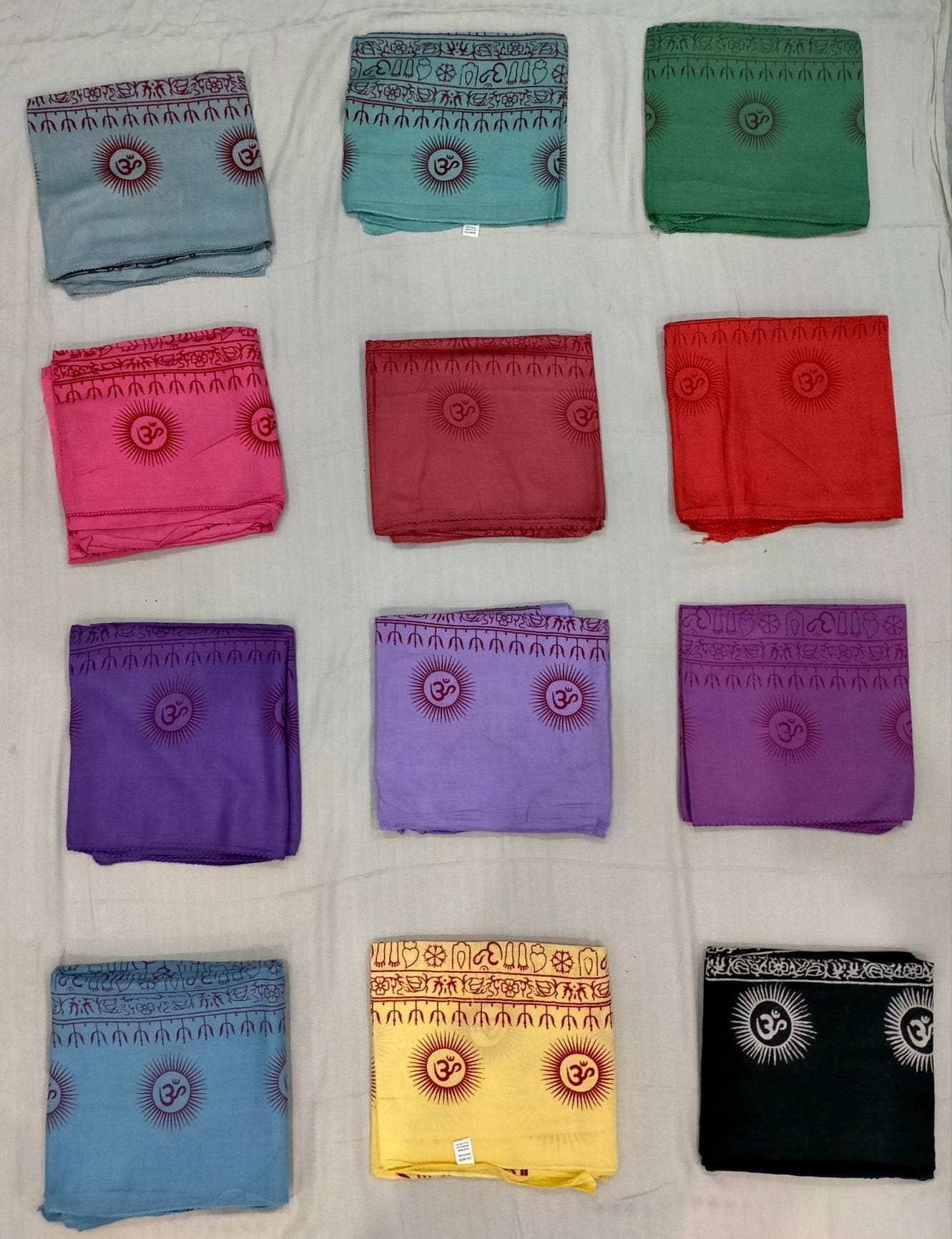 10,25,50 Meditation scarf, Large yoga scarf , Sarong -Pareo , Om Yoga shawl Indian mantra print