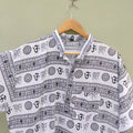 Cotton Indian Kurta Shirt, Om Print Traditional Shirt