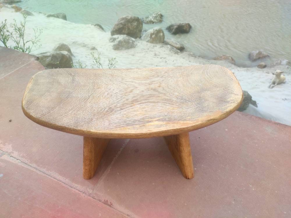 Meditation Bench, Mango wood meditation bench , foldable meditation bench , lotus position, Siddhasana, kneeling position (Vajrasana)