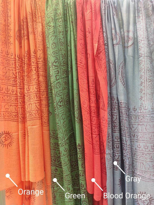 100 Pieces wholesale , Meditation scarf , Large om scarf , yoga head wraps , vinayasa scarf , prayer scarf ,  om sarong