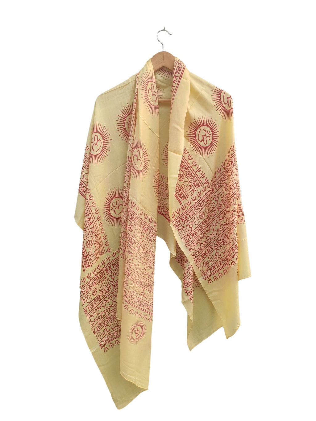 Sarong -Pareo , Om yoga shawl , indian mantra print
