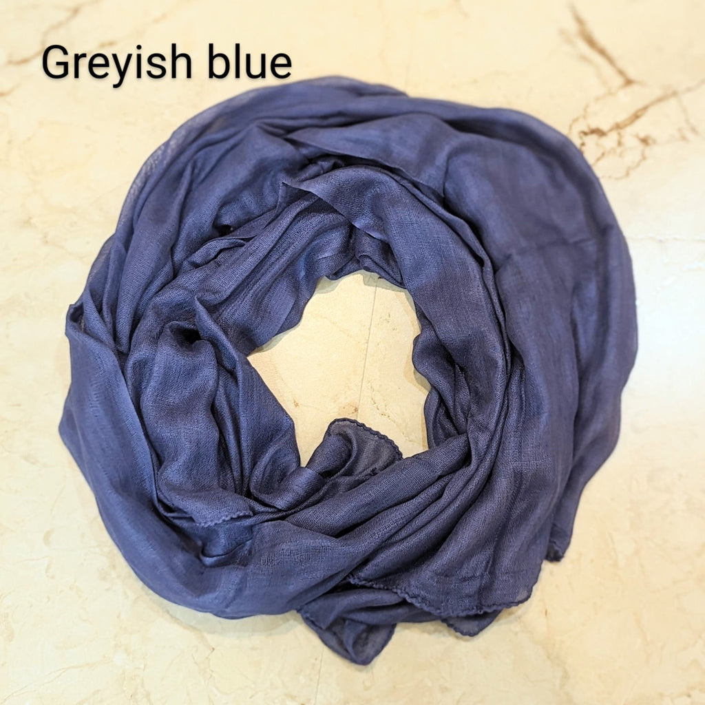100% Cotton Scarf, Lightweight Sarong, Head Wrap