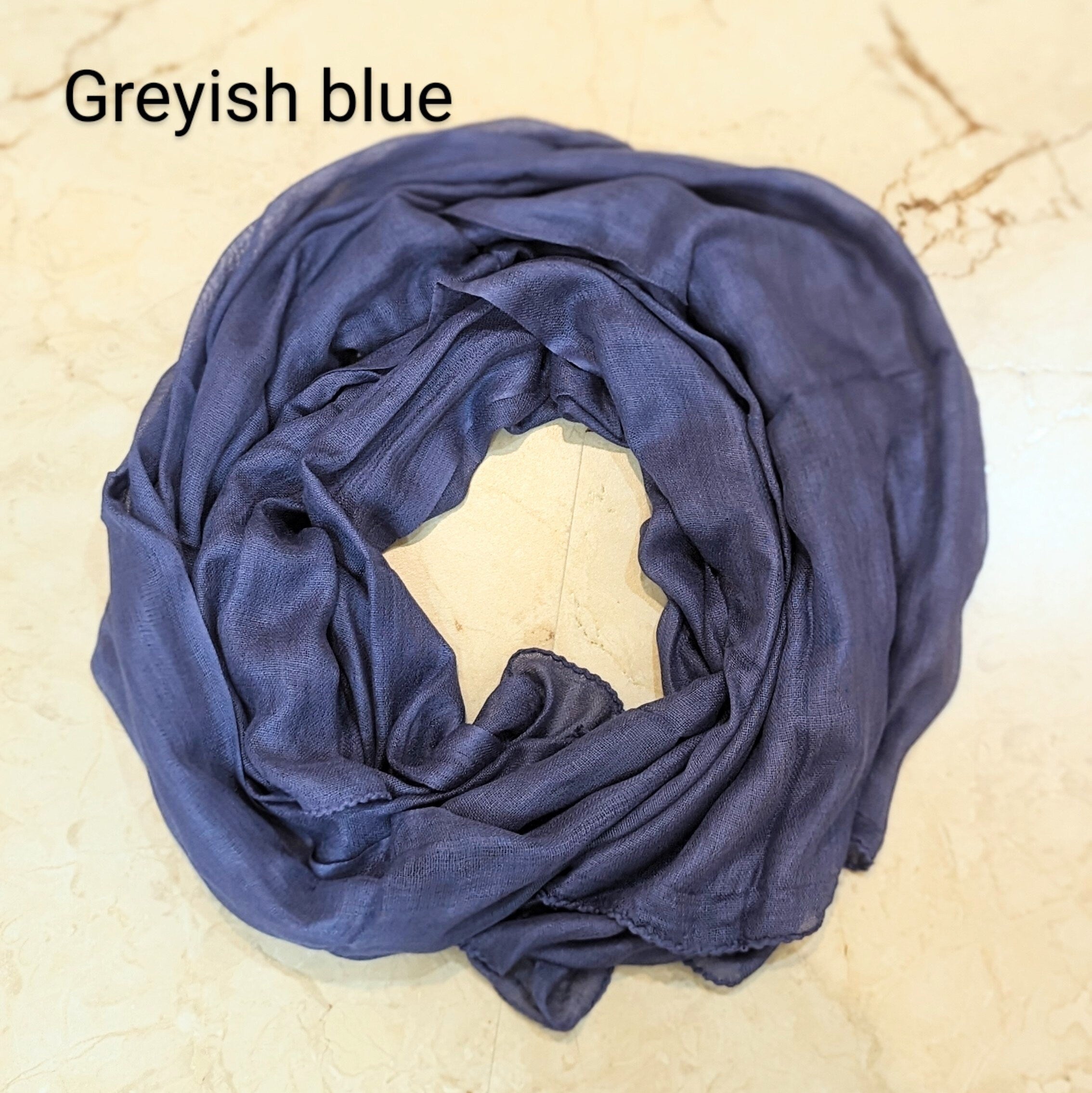 100% Cotton Scarf, Lightweight Sarong, Head Wrap