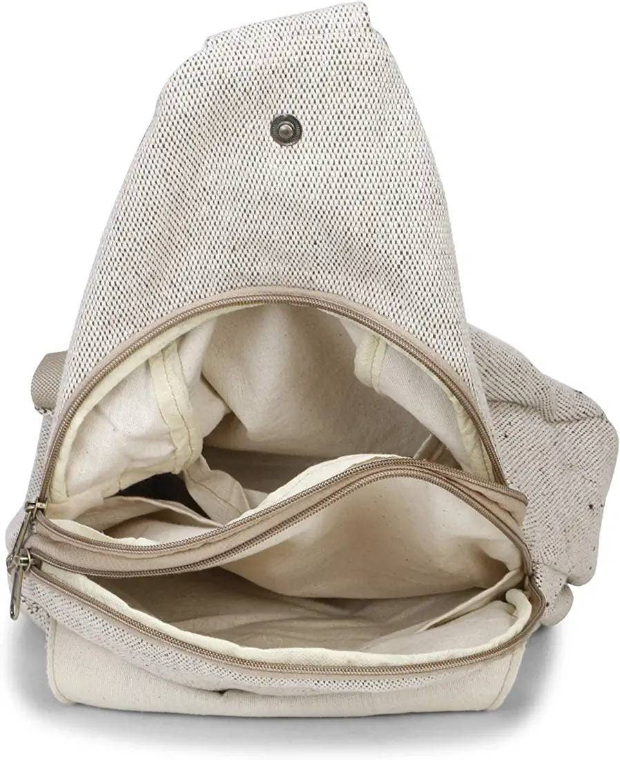 hemp shoulder bag, passport holder money bag  , organic handmade , hemp bag