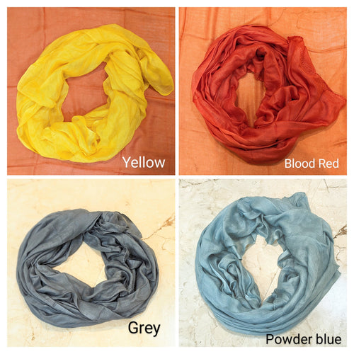 100% Cotton Scarf, Lightweight Sarong, Head Wrap