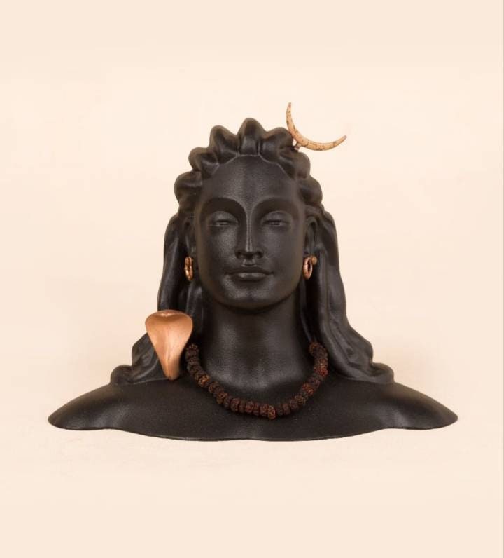 Adiyogi Shiva Metal Statue - 6 Inch Miniature, Isha Yoga Gift