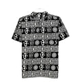 Om Print Cotton Shirt, Indian Style Meditation Kurta