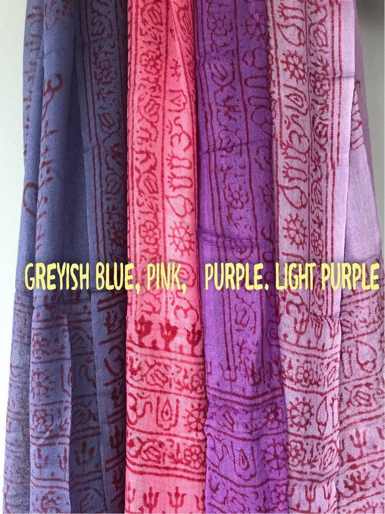 100 Pieces wholesale , Meditation scarf , Large om scarf , yoga head wraps , vinayasa scarf , prayer scarf ,  om sarong