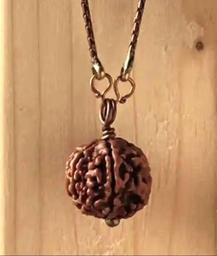 Adiyogi Rudraksha Necklace, Copper Chain, Isha Consecrated
