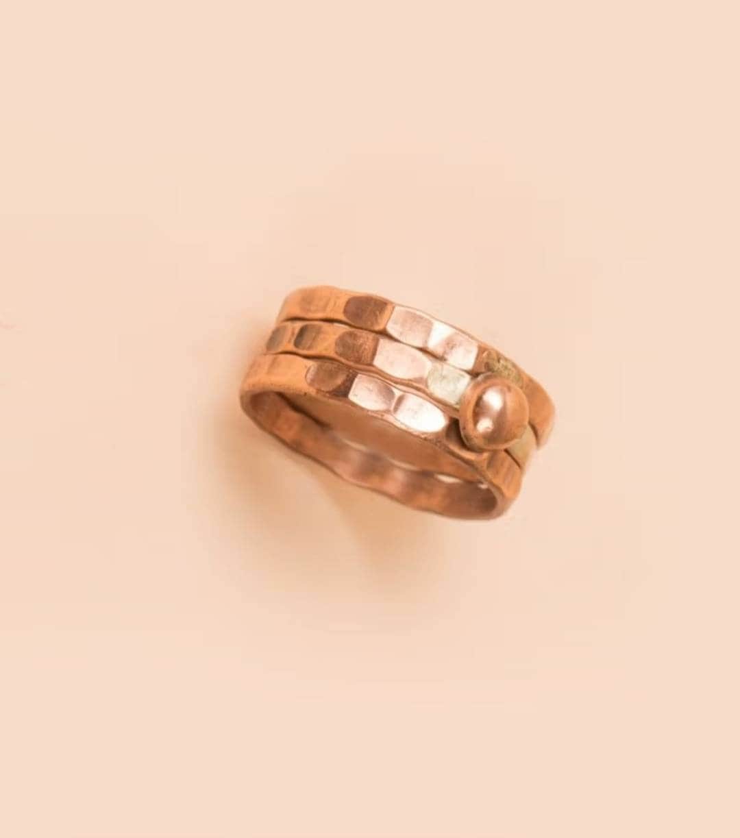 Isha Linga Copper Ring, Spiritual Jewelry